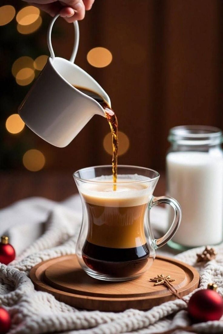 Iced latte coffee